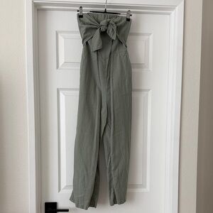 Sage Tie Jumpsuit